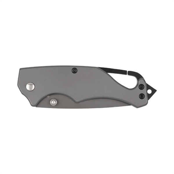 Tactical knife with folding 3" blade and built-in carabiner loop.... from ASI 57655 STOPNGO Line