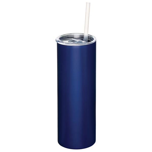 20-oz. vacuum insulated stainless steel tumbler with spill- and splash-resistant slide... from ASI 57655 STOPNGO Line