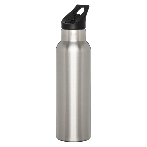 20-oz. double wall, vacuum insulated, stainless steel water bottle with leak-resistant... from ASI 57655 STOPNGO Line