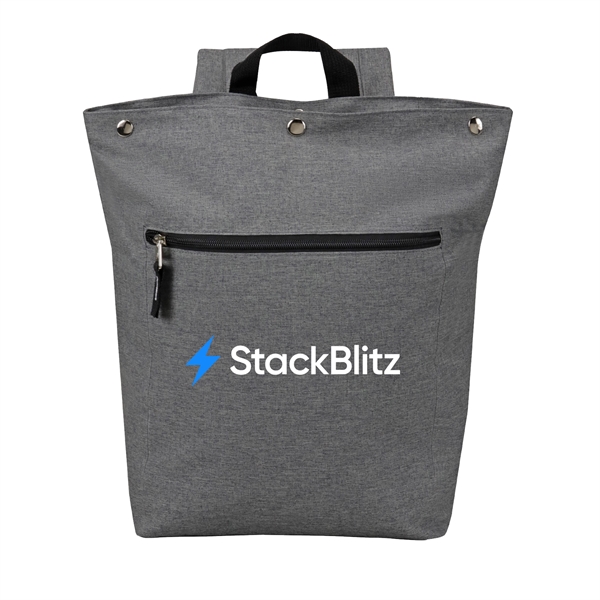 300 Denier Backpack with 3-button closure, zippered main compartment and front... from ASI 30112 ACE Products