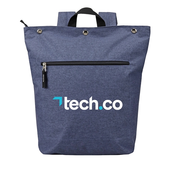 300 Denier Backpack with 3-button closure, zippered main compartment and front... from ASI 30112 ACE Products