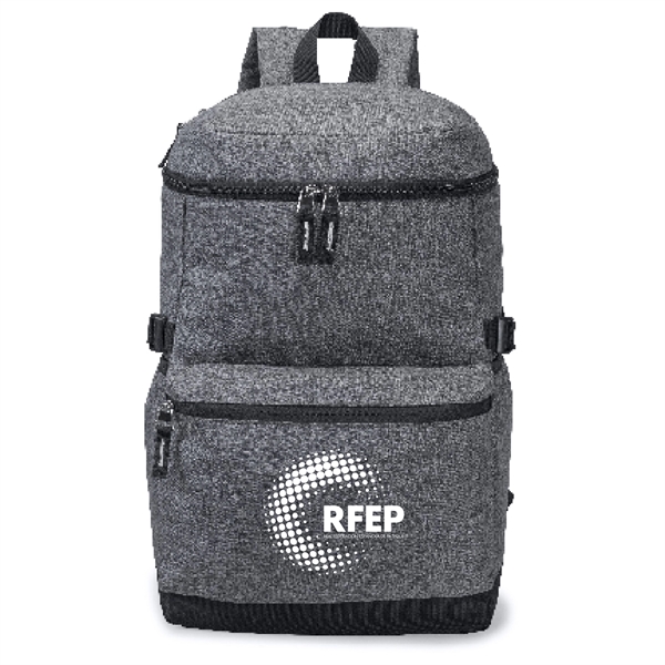 300 Denier Backpack with Large double zippered main compartment, front, and... from ASI 30112 ACE Products