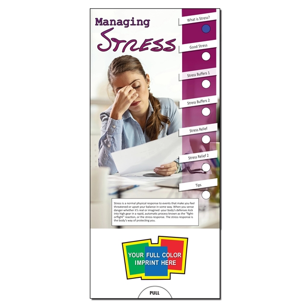 Slide chart managing stress slide chart and information guide.... from ASI 45815 Coloring Book Solutions / Coloring Book Solutions™ LivRite