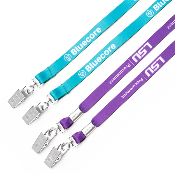 Double ended 36" polyester lanyard in 1/2" width with choice of... from ASI 62088 IDProductsource
