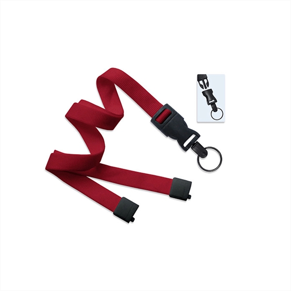5/8" width polyester lanyard with detachable split ring.... from ASI 62088 IDProductsource