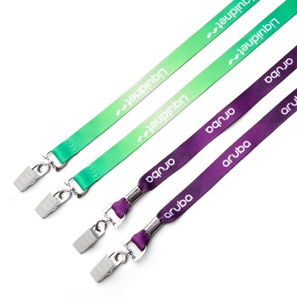 Double ended 36" polyester lanyard in 5/8" width with choice of... from ASI 62088 IDProductsource