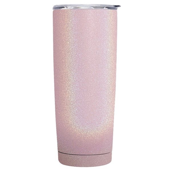 20 oz. iridescent tumbler made of stainless steel with clear plastic... from ASI 39552 BEL Promo