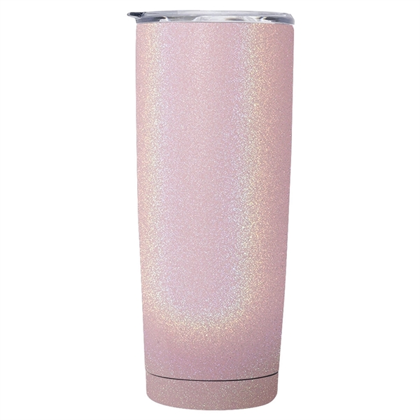 20 oz. iridescent tumbler made of stainless steel with clear plastic... from ASI 39552 BEL Promo