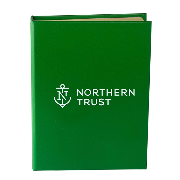 4.125" x 3.125" x 0.5" sticky memo book with 25 sheets... from ASI 63549 Jornik Manufacturing Corp