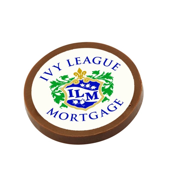 Full Color Round Cookie... from ASI 44900 NC Custom (CI/Lanco) / Chocolate Inn