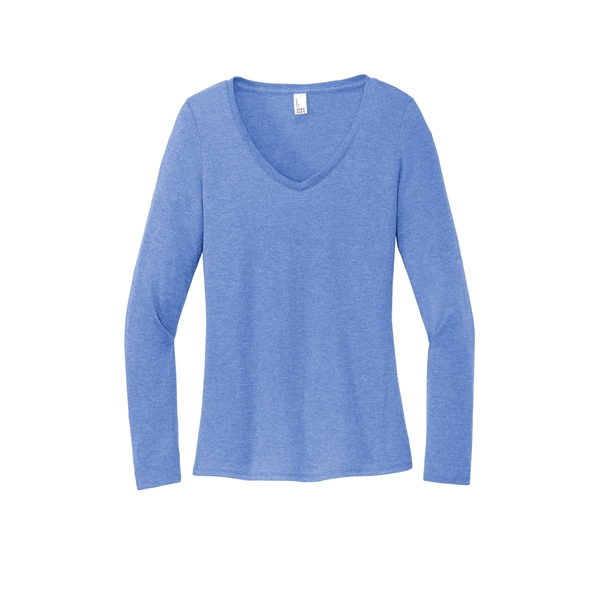 District Women's Perfect Tri Long Sleeve V-Neck Tee... from ASI 84863 SanMar
