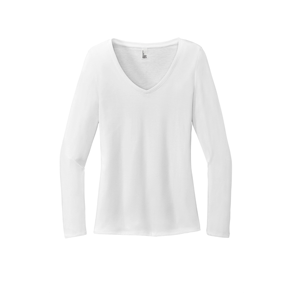 District Women's Perfect Tri Long Sleeve V-Neck Tee... from ASI 84863 SanMar