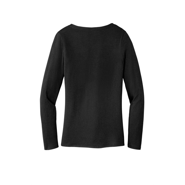 District Women's Perfect Tri Long Sleeve V-Neck Tee... from ASI 84863 SanMar