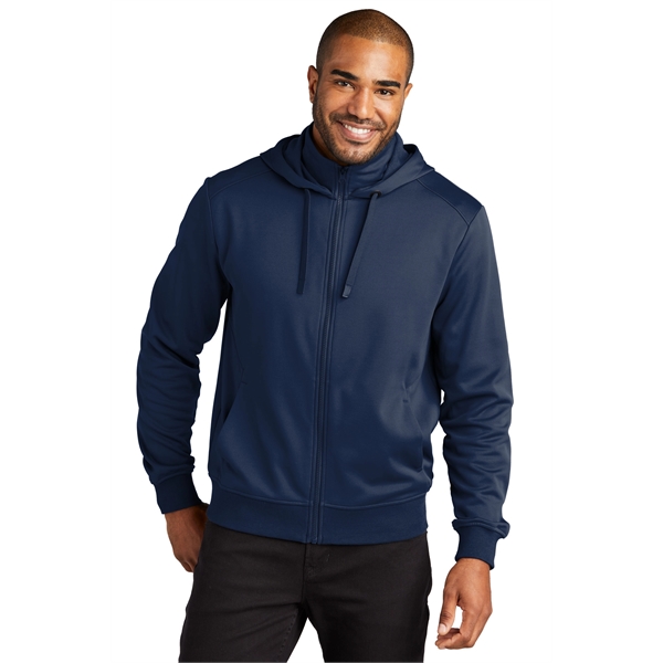 Port Authority Smooth Fleece Hooded Jacket... from ASI 84863 SanMar