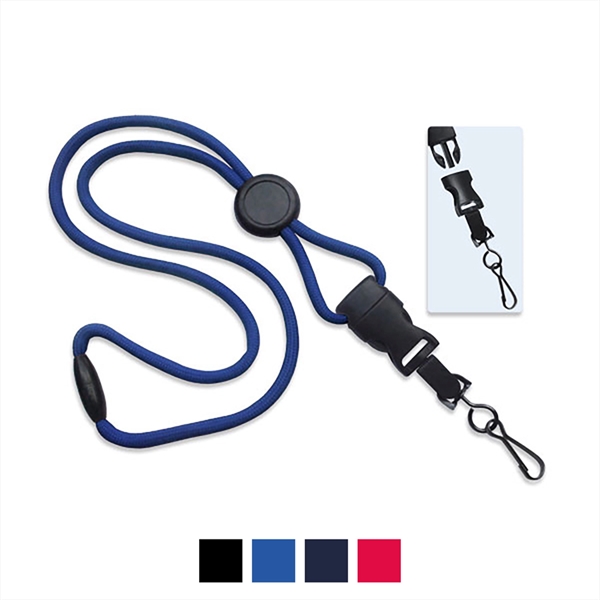 DTACH 36" 1/4" wide polyester lanyard with swivel hook attachment.... from ASI 62088 IDProductsource