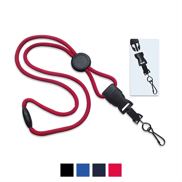 DTACH 36" 1/4" wide polyester lanyard with swivel hook attachment.... from ASI 62088 IDProductsource