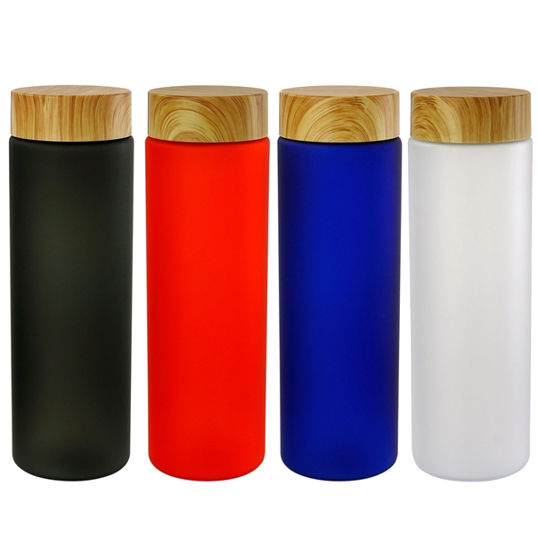 Bamboo Pattern 22 oz. Frosted Bottle... from ASI 30208 A P Specialties / AP Specialties