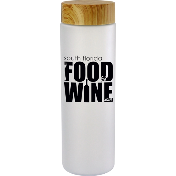 Bamboo Pattern 22 oz. Frosted Bottle... from ASI 30208 A P Specialties / AP Specialties