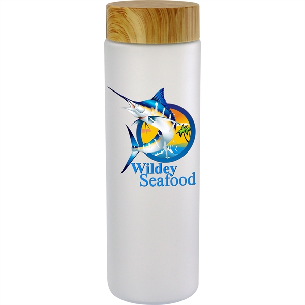 Bamboo Pattern 22 oz. Frosted Bottle... from ASI 30208 A P Specialties / AP Specialties