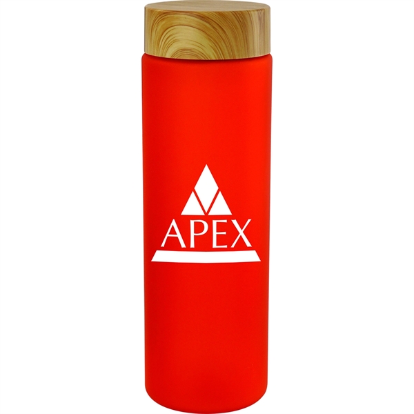 Bamboo Pattern 22 oz. Frosted Bottle... from ASI 30208 A P Specialties / AP Specialties