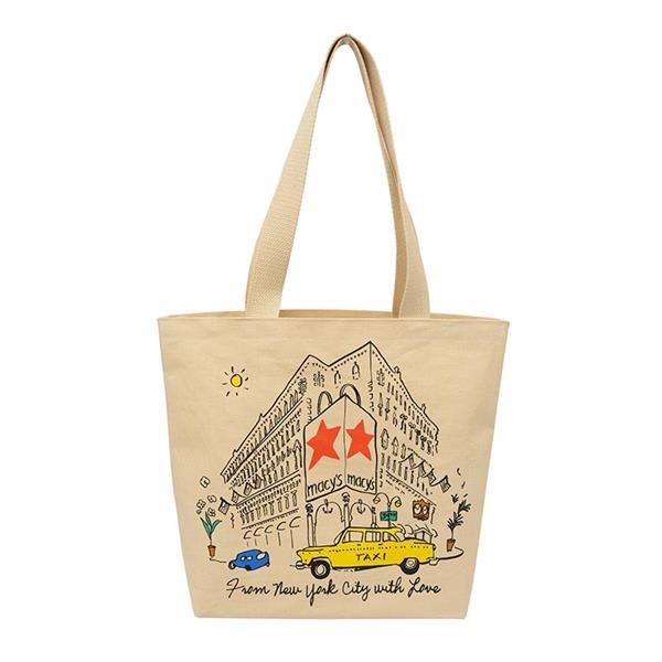 Made in USA - Natural canvas tote bag with screen printed... from ASI 65952 ZZ DROPPED -LBU Inc / LBU