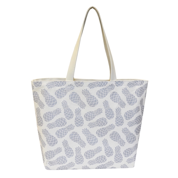 Made in USA - Natural canvas tote bag with screen printed... from ASI 65952 ZZ DROPPED -LBU Inc / LBU