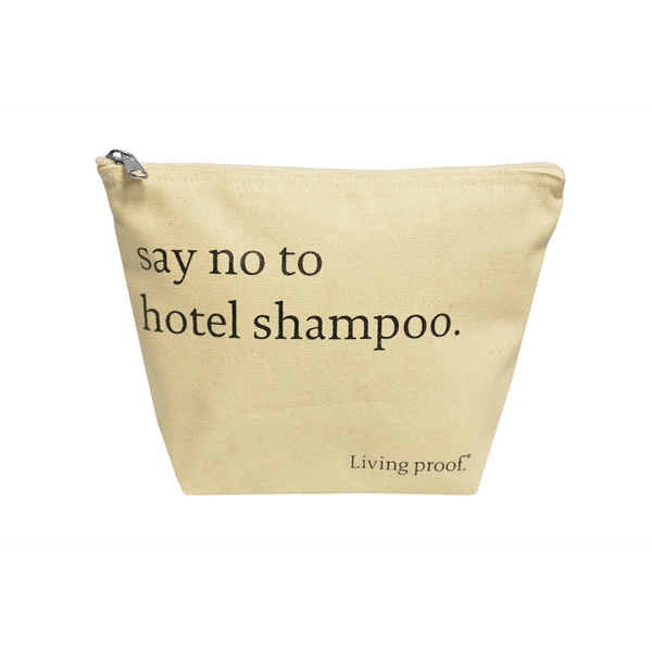 Made in USA - Cavas Zippered Pouch. Fully customizable cosmetic case... from ASI 65952 ZZ DROPPED -LBU Inc / LBU