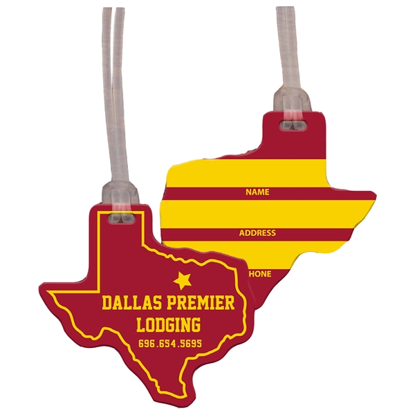 60 Mil Styrene ID tags for baggage during travel... from ASI 56100 Gemini Ind Inc / Gemini Line™