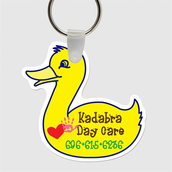 Full color duck shaped key tag.... from ASI 56100 Gemini Ind Inc / Gemini Line™