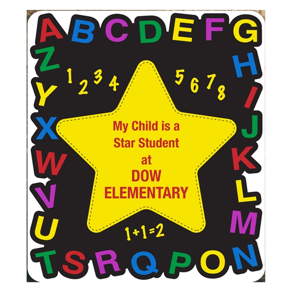 ABC Star Pop Out Magnet... from ASI 56100 Gemini Ind Inc / Magnet Monkey Geminiline