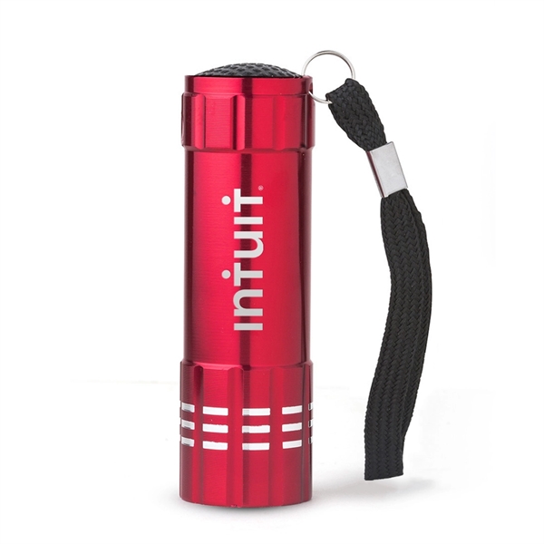 LED flashlight, aluminum with nine bright white bulbs and back wrist... from ASI 68190 Lungsal / Lungsal