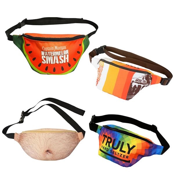 Sublimated Fanny Pack - Made in USA -Fully customizable with sublimated... from ASI 65952 ZZ DROPPED -LBU Inc