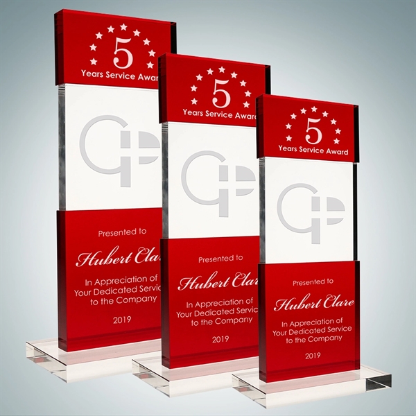 Tiered Post Award. Customize it by engraving a name, company logo,... from ASI 47791 Best Deal Awards