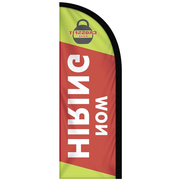 6' Single Reverse Custom Portable Half Drop Banners... from ASI 80228 Quinn