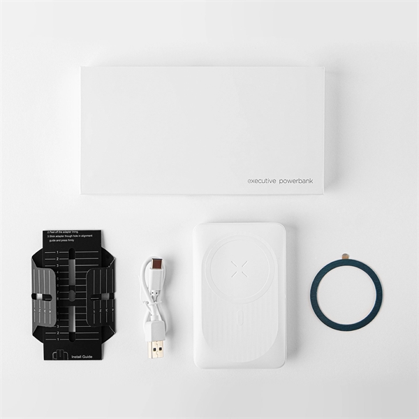 A 10,000 mAh, fast charging Qi power bank with MagSafe technology!... from ASI 91435 Tomax USA