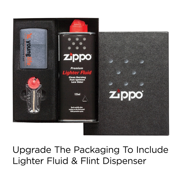 Zippo's Classic Street Chrome lighter has a 'distressed' look, giving the... from ASI 46170 Compass Industries Inc
