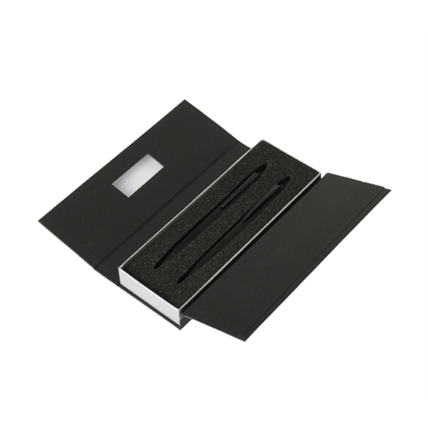 Executive premium metal ballpoint pen and pencil set with imprint option... from ASI 37218 Athena Promo (tm)