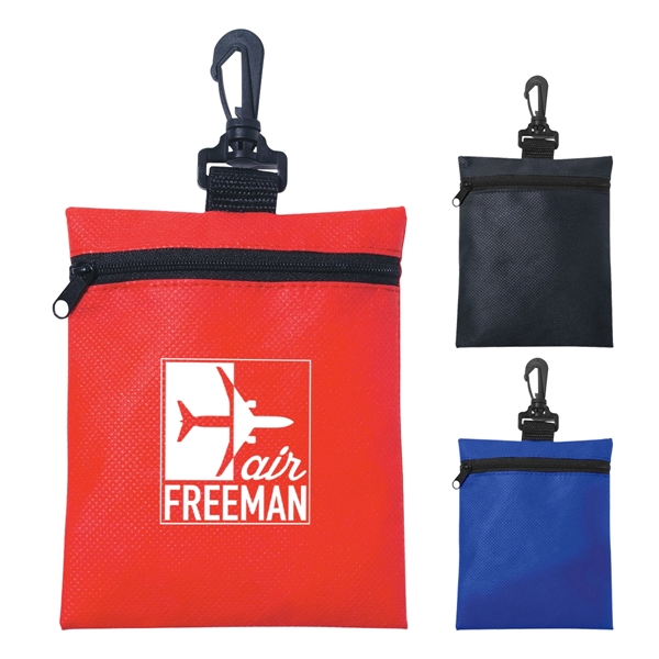 Non-woven zippered pouch.... from ASI 61125 Hit Promotional Products / Hit®