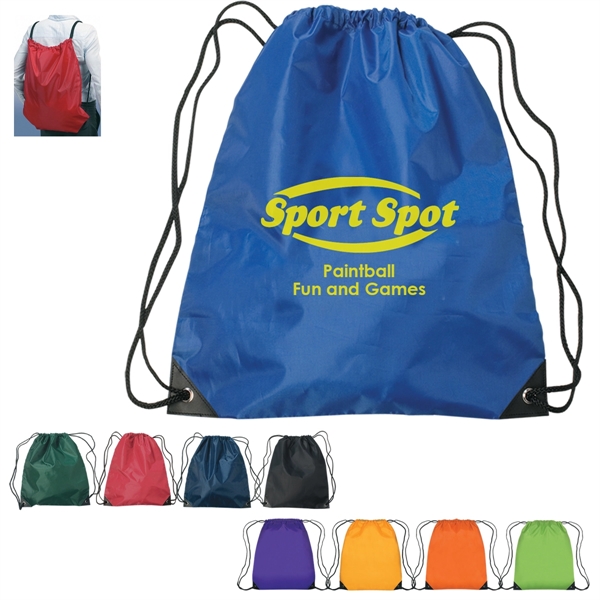 Large sports pack with nylon drawstring, 17" x 20".... from ASI 61125 Hit Promotional Products / Hit®
