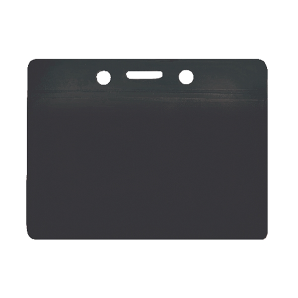 3.75" x 3" clear vinyl horizontal badge holder with color back,... from ASI 62088 IDProductsource