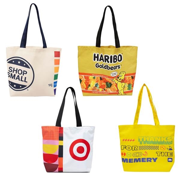 Fully customizable, industrial strength tote bag with screen printed graphics. Custom... from ASI 65952 ZZ DROPPED -LBU Inc / LBU