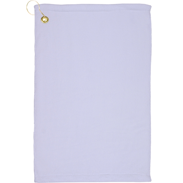 15" x 22" custom printed golf towel with grommet and clip.... from ASI 92531 Unique Custom Products / UCP