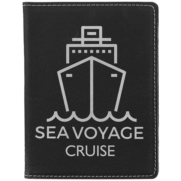 Leatherette Passport Holders offer personalization with laser engraving.... from ASI 59080 Halls & Company