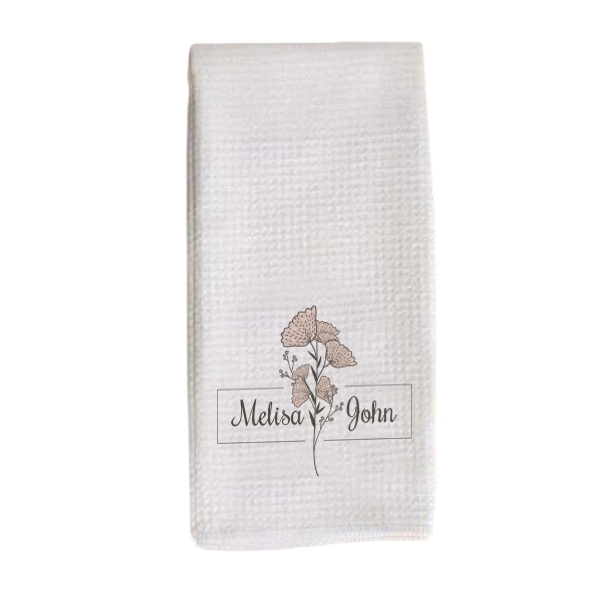 16" x 24" custom printed waffle weave towels.... from ASI 92531 Unique Custom Products / UCP