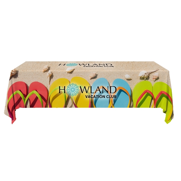 Tablecloth made of wrinkle and flame resistant polyester.... from ASI 61125 Hit Promotional Products / Hit®