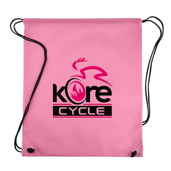 17.5" x 14.5" x 0.125" 80GSM non-woven polypropylene drawstring backpack.... from ASI 63549 Jornik Manufacturing Corp / Jornik