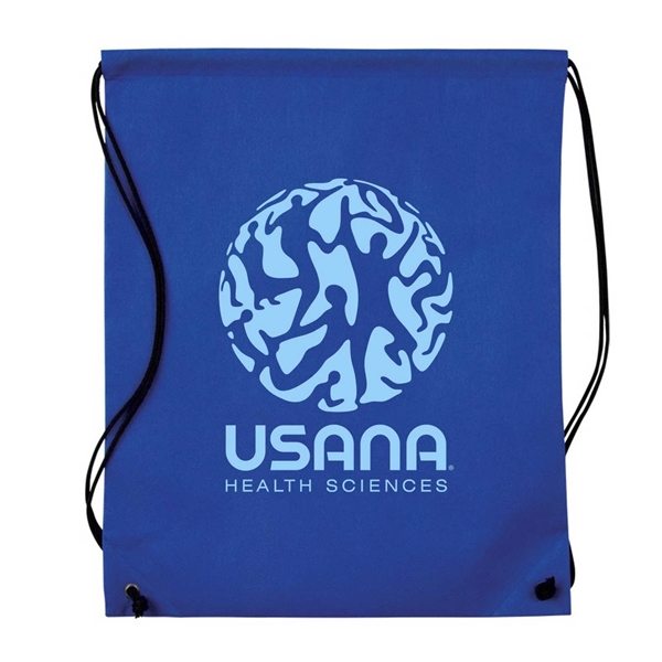 17.5" x 14.5" x 0.125" 80GSM non-woven polypropylene drawstring backpack.... from ASI 63549 Jornik Manufacturing Corp / Jornik