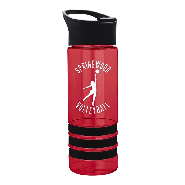 Sergeant2 -24 Oz. Stripe Pop-Up Sip Lid... from ASI 55990 Garyline