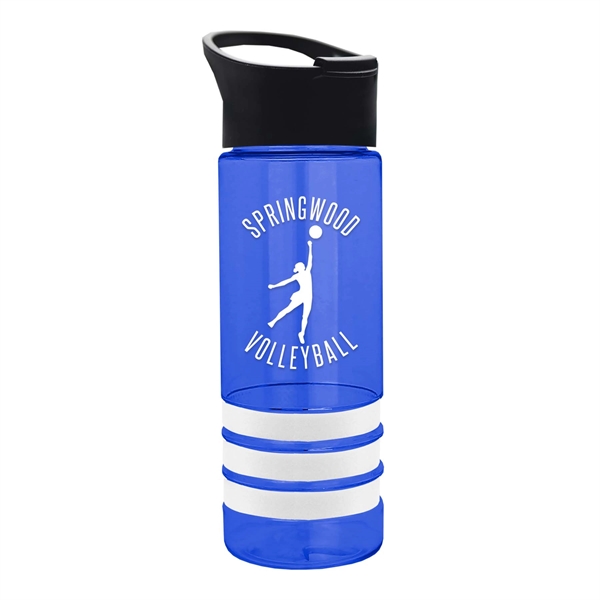 Sergeant2 -24 Oz. Stripe Pop-Up Sip Lid... from ASI 55990 Garyline