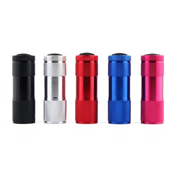 Mini Aluminum 9-LED Flashlight with laser engraving on 1 location... from ASI 37218 Athena Promo (tm)